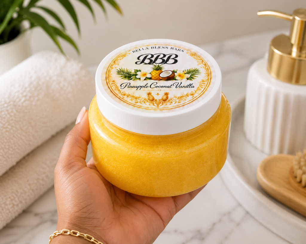 Endless Summer Sugar Body Scrub | In-Hand Lifestyle Photo