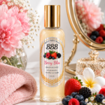 Berry Bliss Perfume Mist in a 4 fl oz spray bottle by Bella Bless Bars