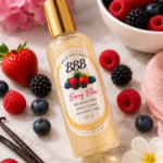 Berry Bliss Perfume Mist in a 4 fl oz spray bottle by Bella Bless Bars