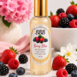 Berry Bliss Perfume Mist in a 4 fl oz spray bottle by Bella Bless Bars