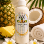 Creamy Endless Summer body lotion being applied to skin