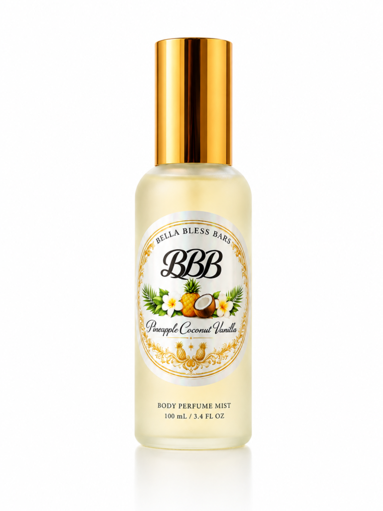 Bella Bless Bars Endless Summer Pineapple Coconut Vanilla Fragrance Mist, 4 FL OZ